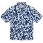 Toronto Maple Leafs Hawaiian Shirt - Hibiscus Motif | Hula Hawaiian Shirts