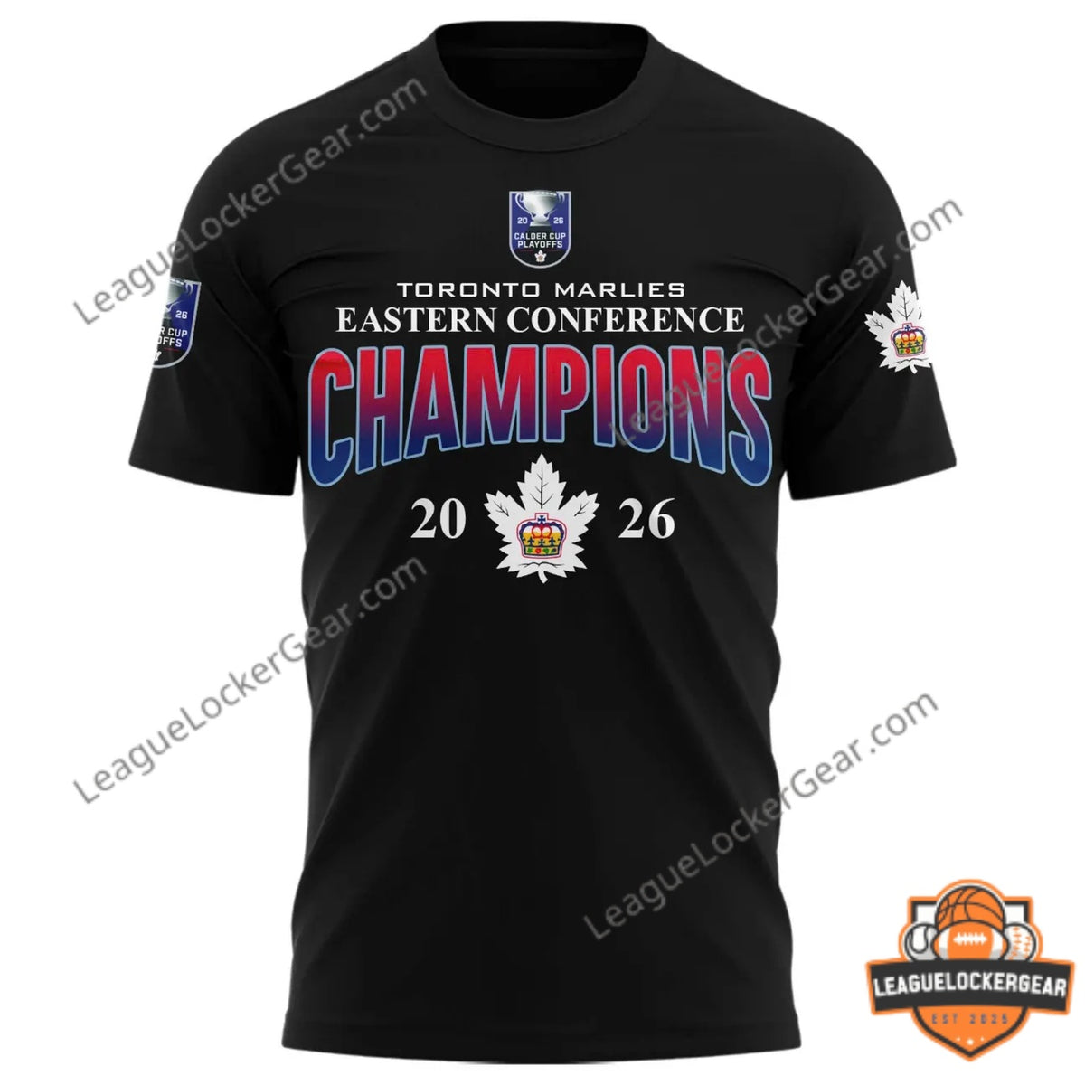 Toronto Marlies Calder Cup Playoffs Eastern Conference Champions 2026 T-Shirt - LeagueLockerGear