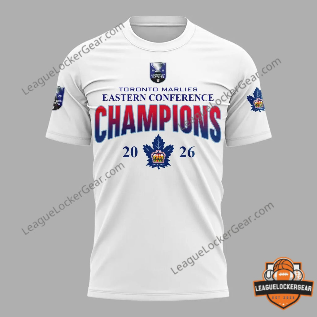 Toronto Marlies Calder Cup Playoffs Eastern Conference Champions 2026 T-Shirt - LeagueLockerGear