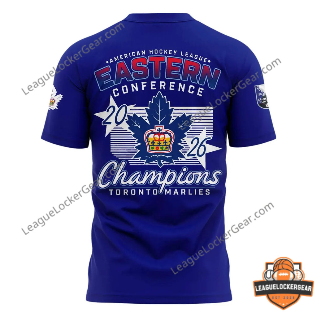 Toronto Marlies Calder Cup Playoffs Eastern Conference Champions 2026 T-Shirt - LeagueLockerGear