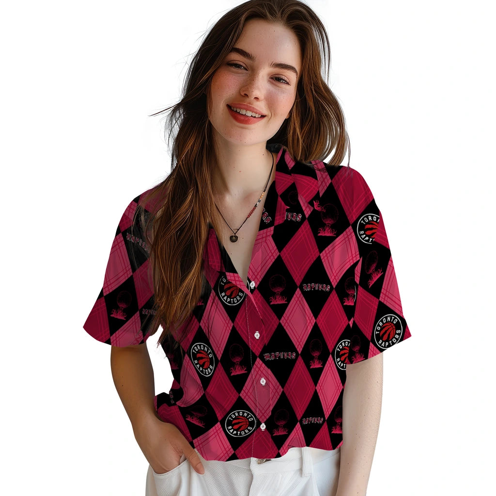 Toronto Raptors Hawaiian Shirt - Golfing Plaid | Hula Hawaiian Shirts