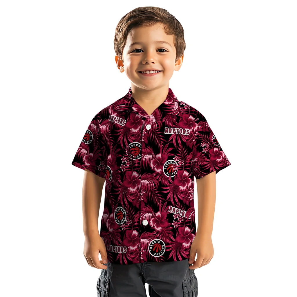 Toronto Raptors Hawaiian Shirt - Hibiscus Exotic | Hula Hawaiian Shirts
