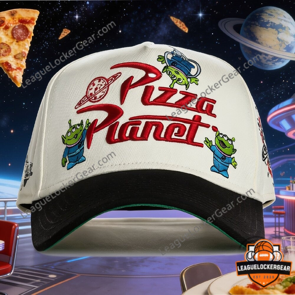 Toy Story Pizza Planet Little Green Men Baseball Cap - LeagueLockerGear