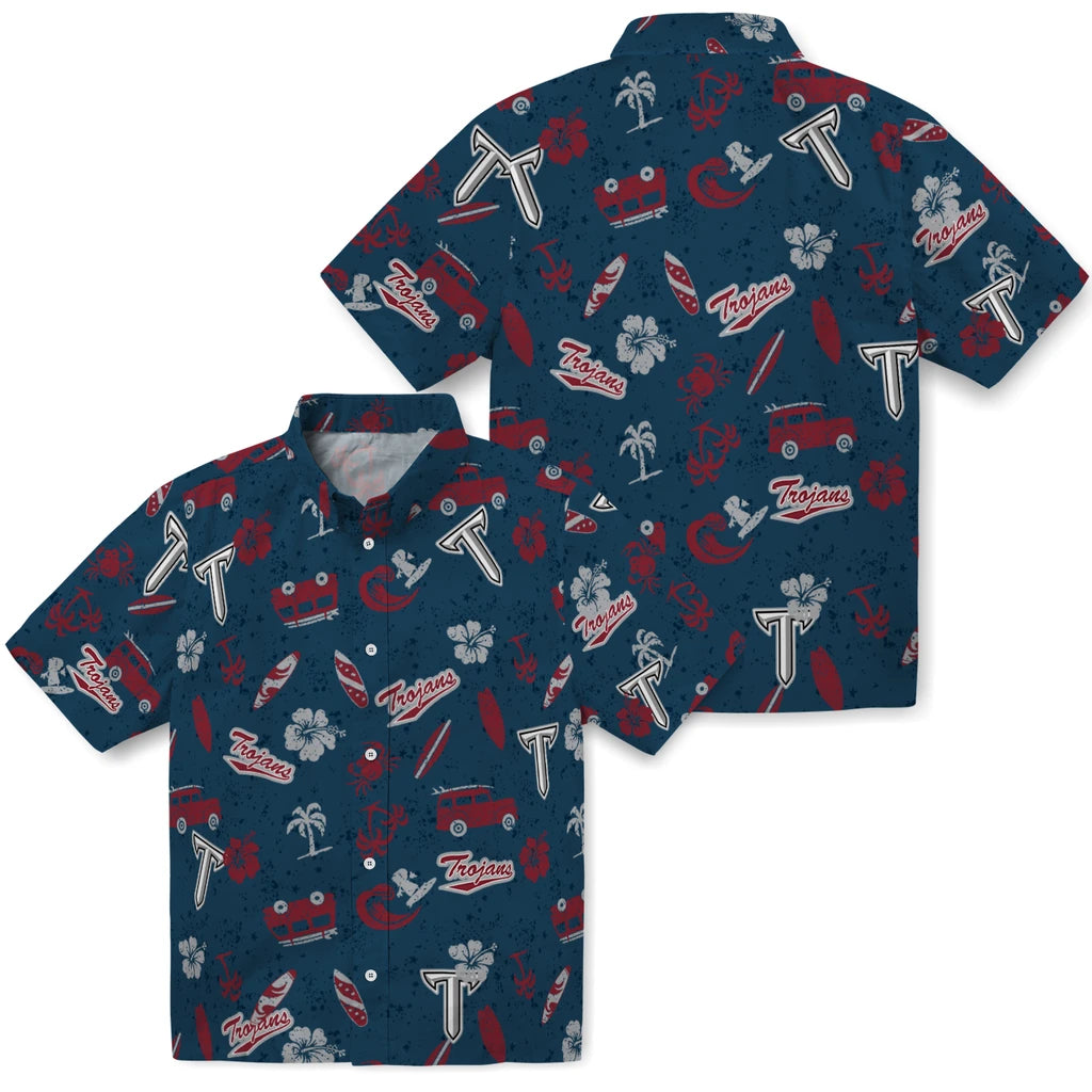 Troy Trojans Hawaiian Shirt - Beach Vibe | Hula Hawaiian Shirts