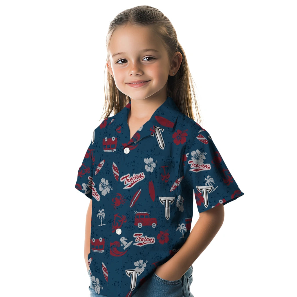 Troy Trojans Hawaiian Shirt - Beach Vibe | Hula Hawaiian Shirts