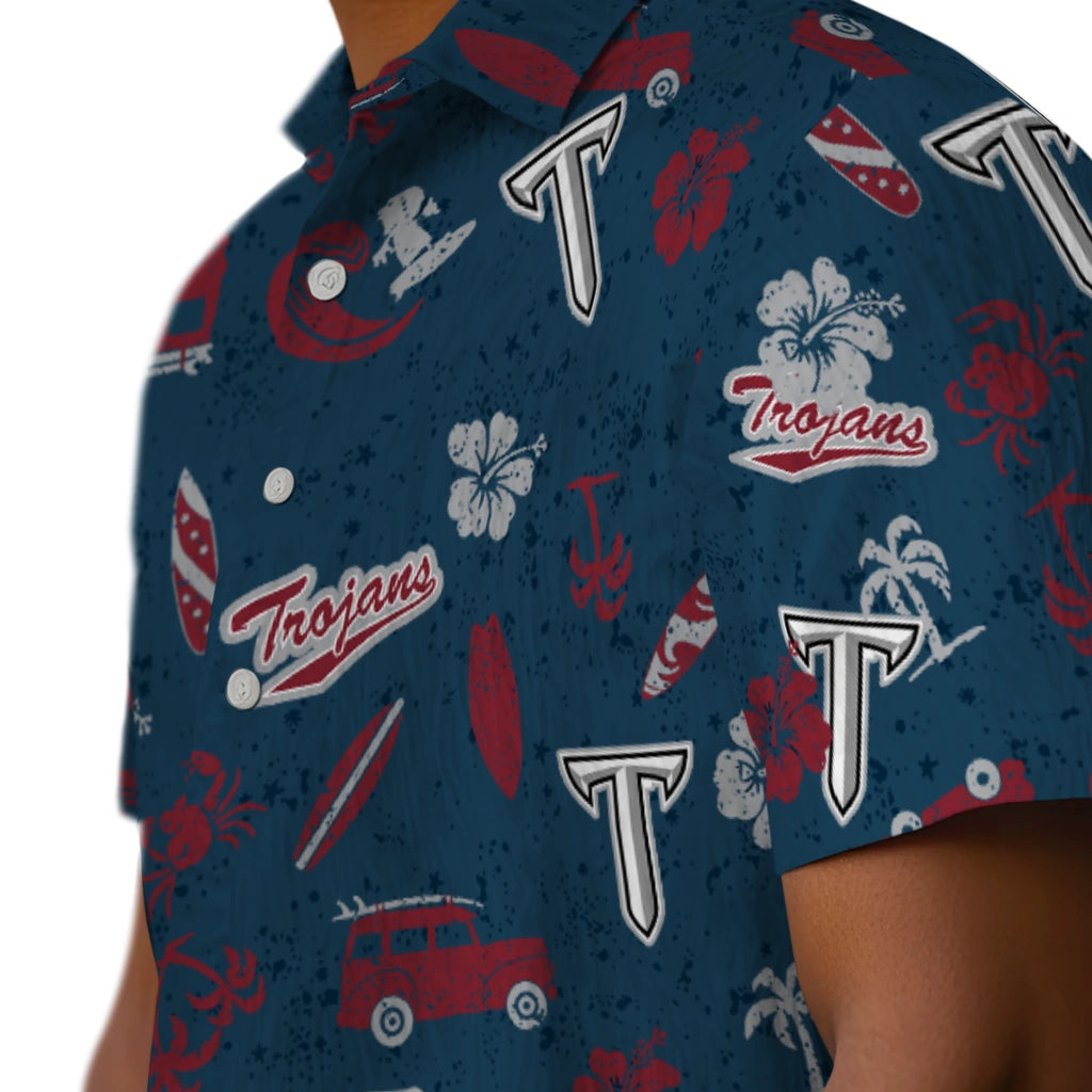 Troy Trojans Hawaiian Shirt - Beach Vibe | Hula Hawaiian Shirts
