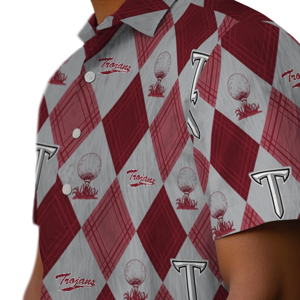 Troy Trojans Hawaiian Shirt - Golfing Plaid | Hula Hawaiian Shirts