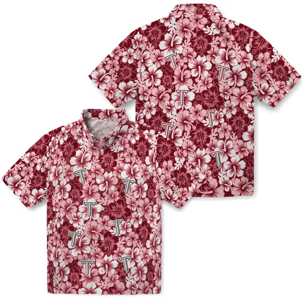 Troy Trojans Hawaiian Shirt - Hibiscus Blooms | Hula Hawaiian Shirts