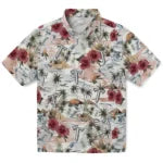 Troy Trojans Hawaiian Shirt - Hibiscus Seaside | Hula Hawaiian Shirts