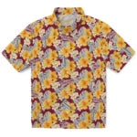 Troy Trojans Hawaiian Shirt - Hibiscus Tropics | Hula Hawaiian Shirts