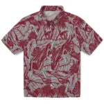 Troy Trojans Hawaiian Shirt - Monstera Layer | Hula Hawaiian Shirts