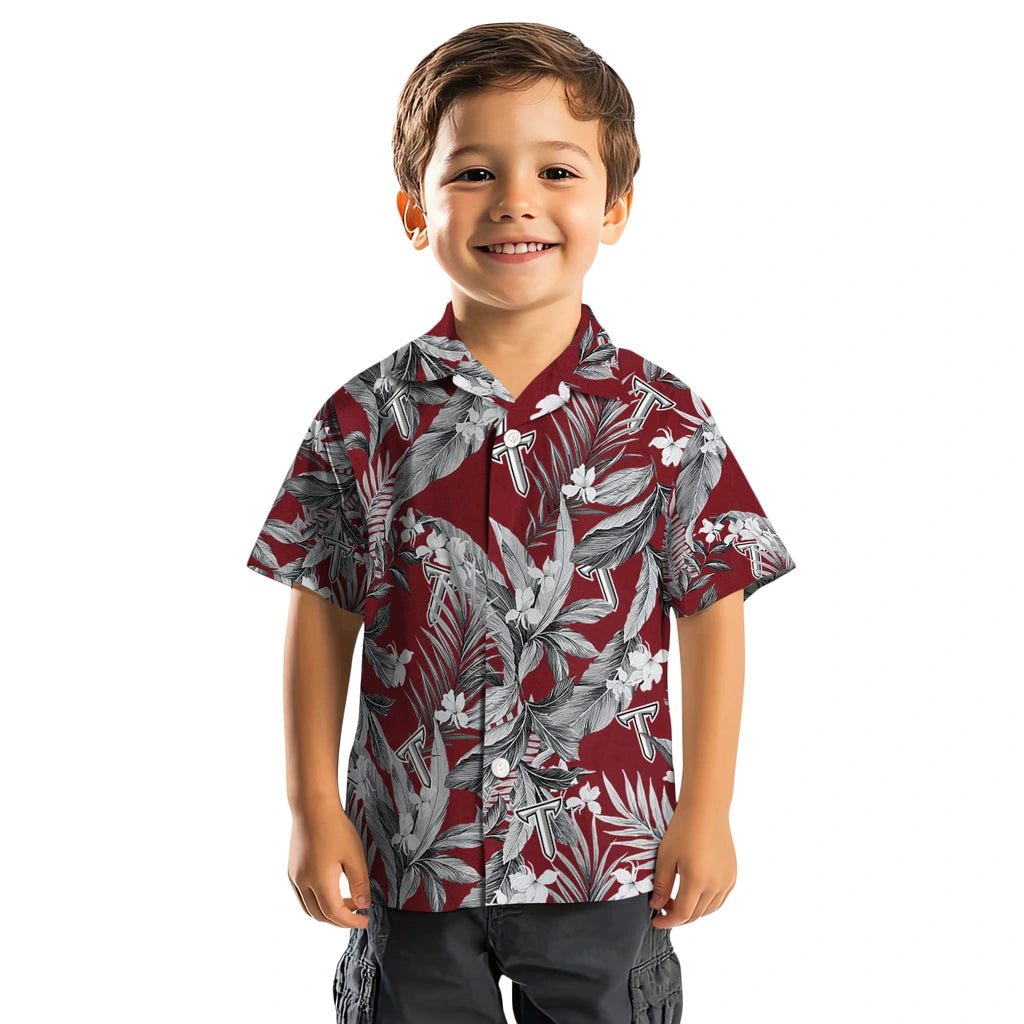 Troy Trojans Hawaiian Shirt - Palm Leaves | Hula Hawaiian Shirts