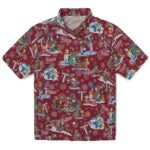 Troy Trojans Hawaiian Shirt - Simpsons Christmas | Hula Hawaiian Shirts