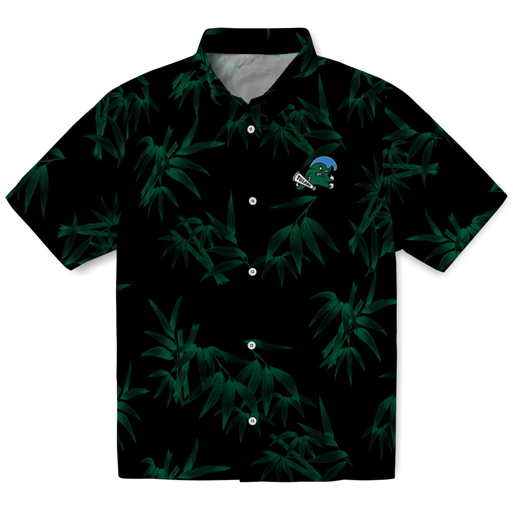Tulane Green Wave Hawaiian Shirt - Bamboo Branches | Hula Hawaiian Shirts