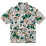 Tulane Green Wave Hawaiian Shirt - Hibiscus Seaside | Hula Hawaiian Shirts