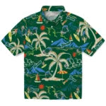 Tulane Green Wave Hawaiian Shirt - Palm Tree Island | Hula Hawaiian Shirts