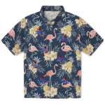 Tulsa Golden Hurricane Hawaiian Shirt - Flamingo Hibiscus | Hula Hawaiian Shirts