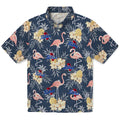 Tulsa Golden Hurricane Hawaiian Shirt - Flamingo Hibiscus | Hula Hawaiian Shirts