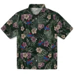 Tulsa Golden Hurricane Hawaiian Shirt - Hibiscus Leaves Pattern | Hula Hawaiian Shirts