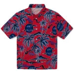 Tulsa Golden Hurricane Hawaiian Shirt - Palm Sunset | Hula Hawaiian Shirts