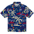 Tulsa Golden Hurricane Hawaiian Shirt - Palm Tree Island | Hula Hawaiian Shirts