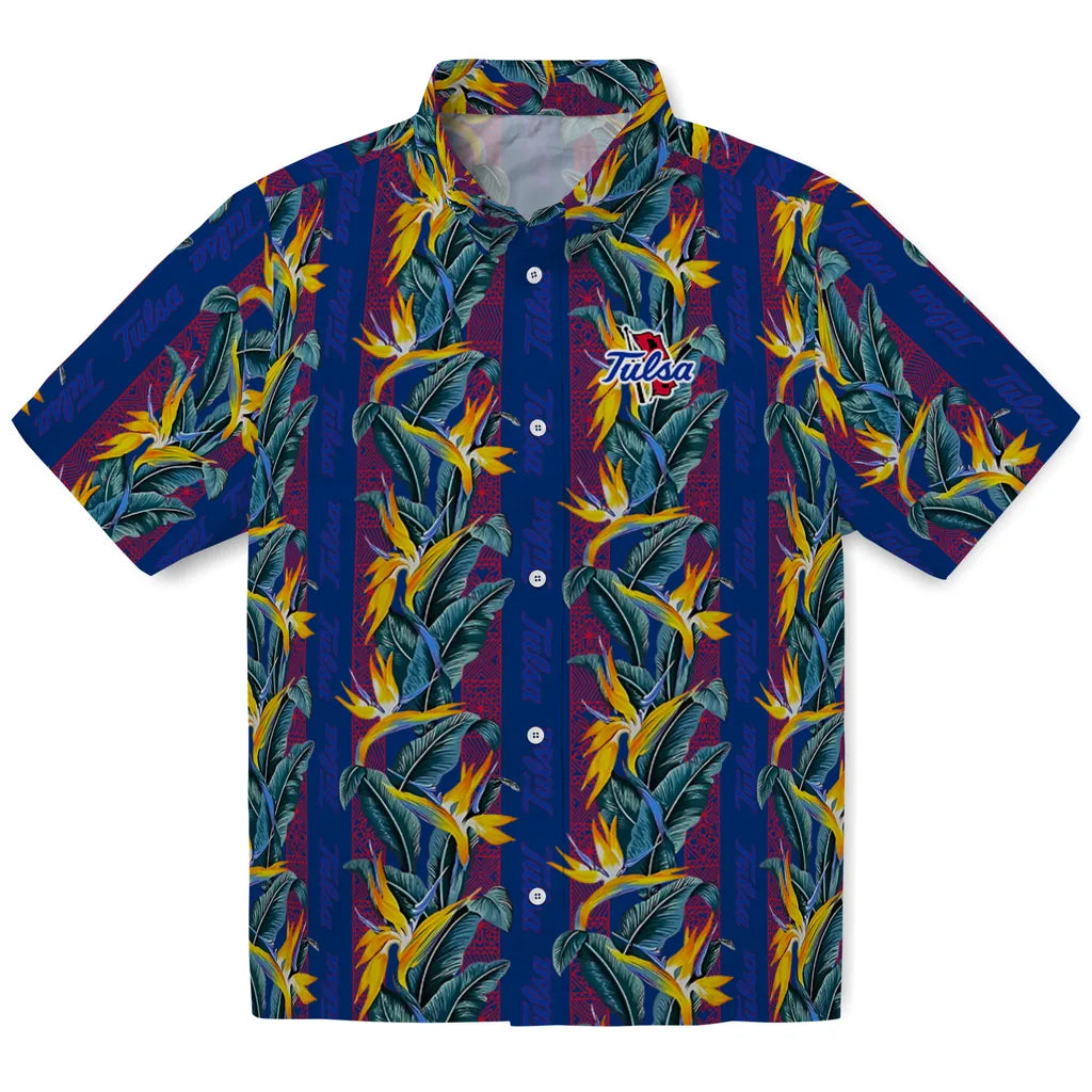 Tulsa Golden Hurricane Hawaiian Shirt - Paradise Vines | Hula Hawaiian Shirts