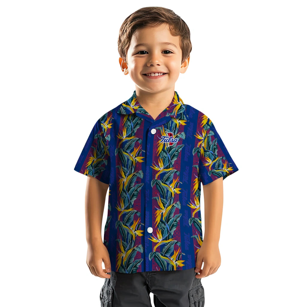 Tulsa Golden Hurricane Hawaiian Shirt - Paradise Vines | Hula Hawaiian Shirts