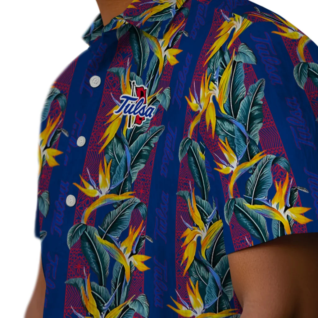 Tulsa Golden Hurricane Hawaiian Shirt - Paradise Vines | Hula Hawaiian Shirts