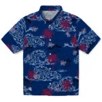 Tulsa Golden Hurricane Hawaiian Shirt - Wave Palm | Hula Hawaiian Shirts