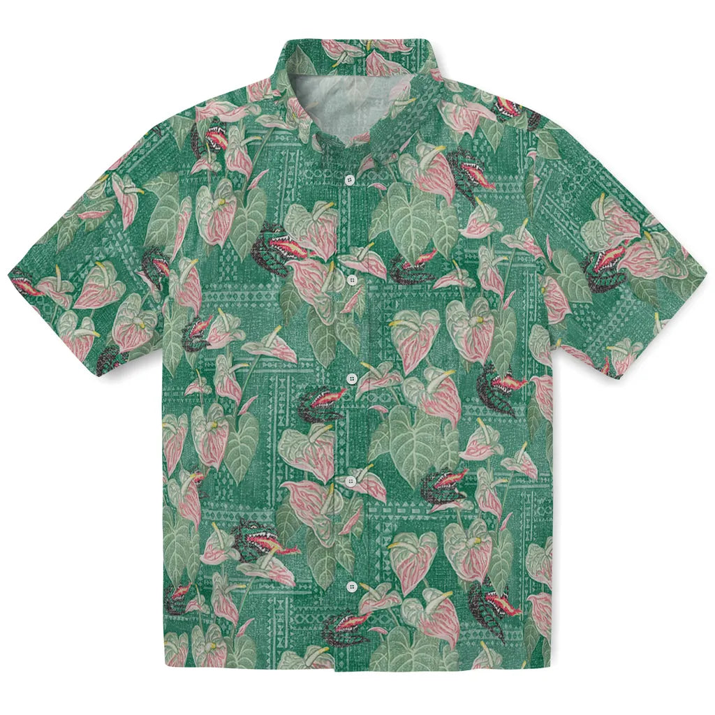 UAB Blazers Hawaiian Shirt - Anthurium Overlay | Hula Hawaiian Shirts
