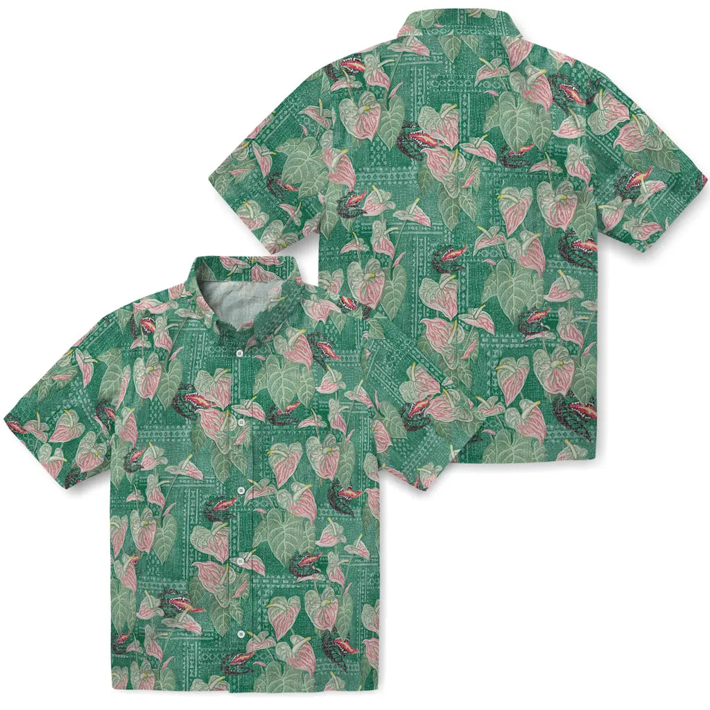 UAB Blazers Hawaiian Shirt - Anthurium Overlay | Hula Hawaiian Shirts