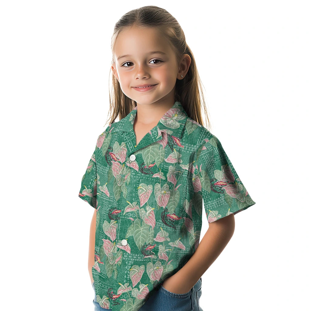 UAB Blazers Hawaiian Shirt - Anthurium Overlay | Hula Hawaiian Shirts