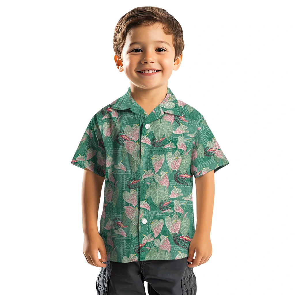 UAB Blazers Hawaiian Shirt - Anthurium Overlay | Hula Hawaiian Shirts