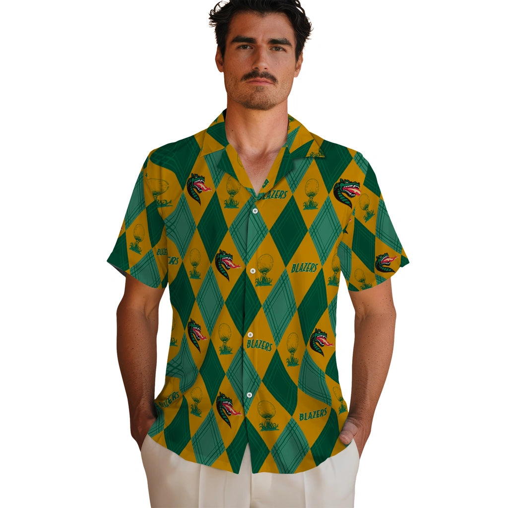 UAB Blazers Hawaiian Shirt - Golfing Plaid | Hula Hawaiian Shirts