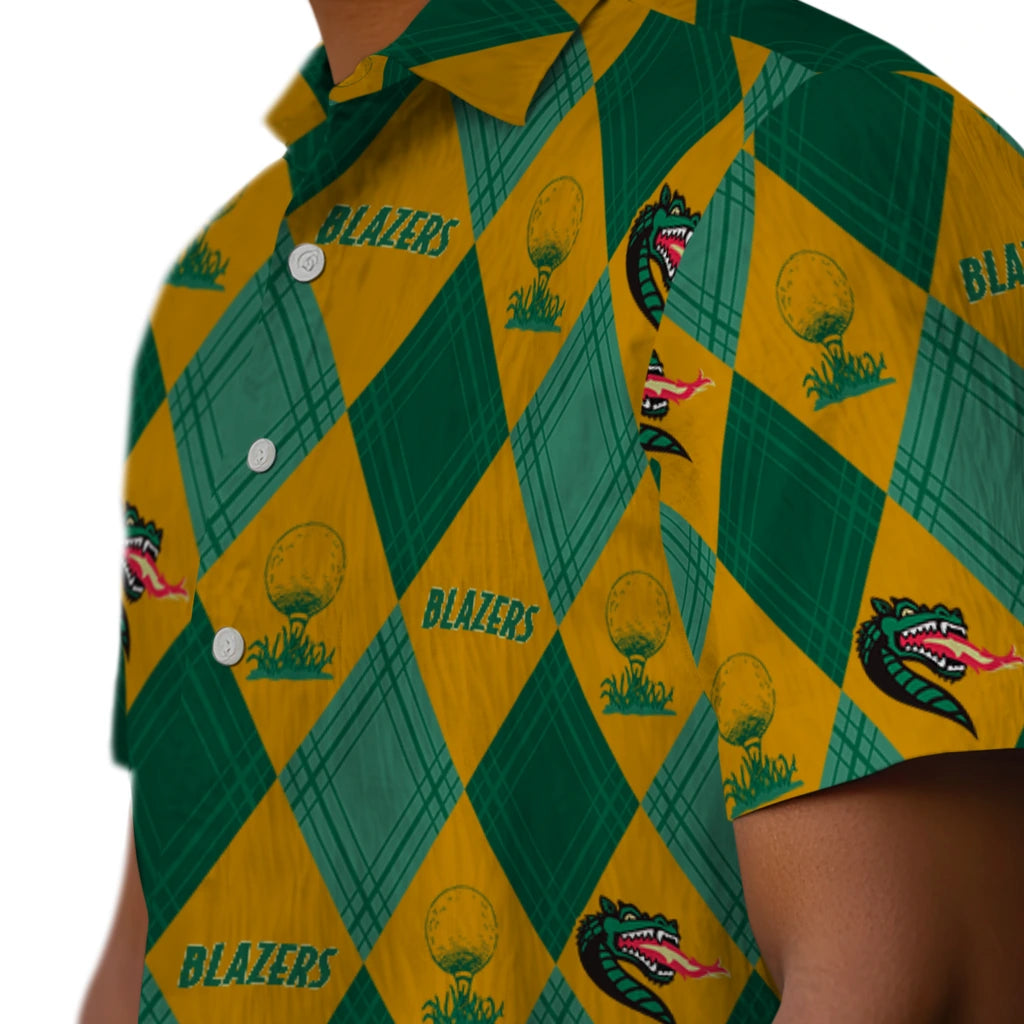 UAB Blazers Hawaiian Shirt - Golfing Plaid | Hula Hawaiian Shirts