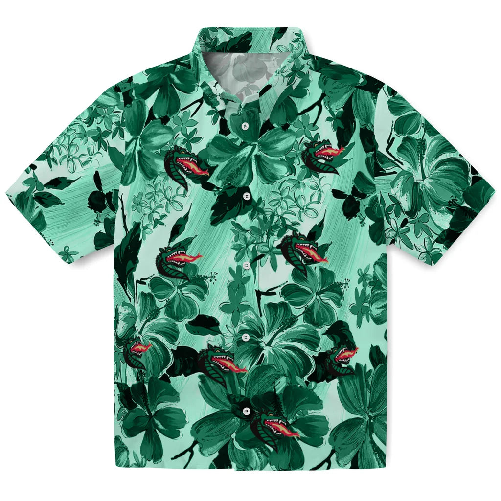 UAB Blazers Hawaiian Shirt - Hibiscus Arrangement | Hula Hawaiian Shirts