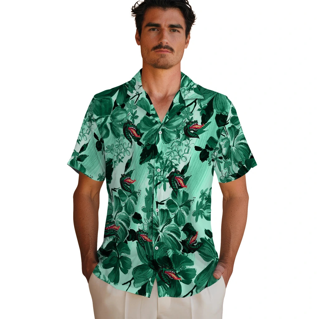 UAB Blazers Hawaiian Shirt - Hibiscus Arrangement | Hula Hawaiian Shirts