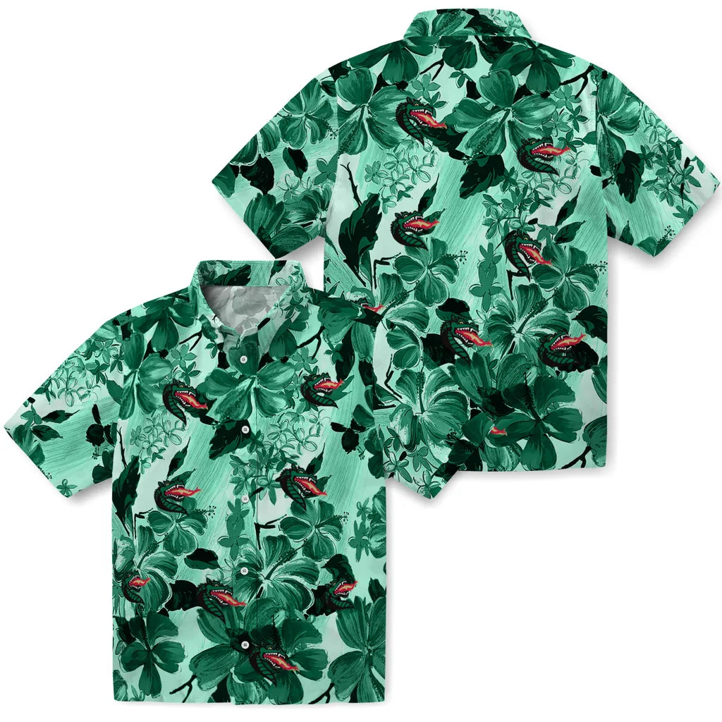 UAB Blazers Hawaiian Shirt - Hibiscus Arrangement | Hula Hawaiian Shirts