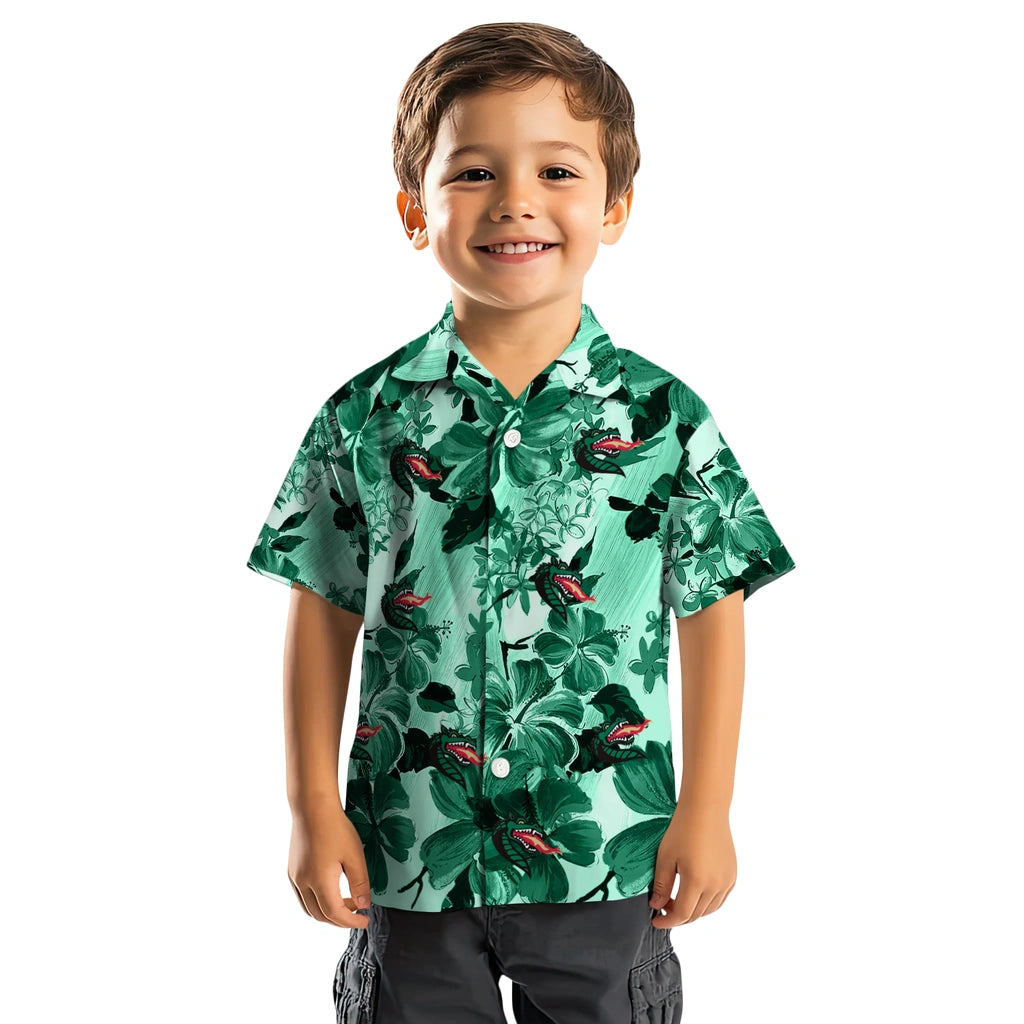 UAB Blazers Hawaiian Shirt - Hibiscus Arrangement | Hula Hawaiian Shirts
