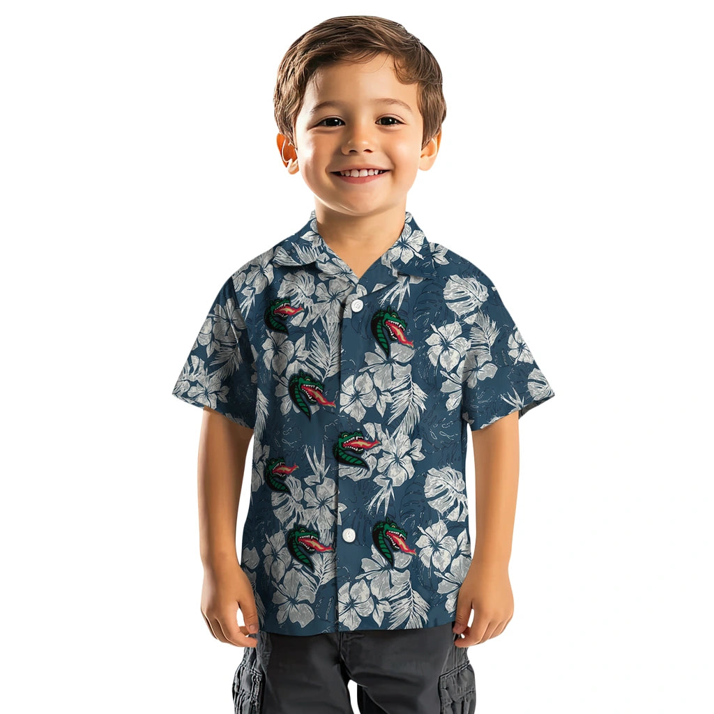 UAB Blazers Hawaiian Shirt - Hibiscus Flowers | Hula Hawaiian Shirts