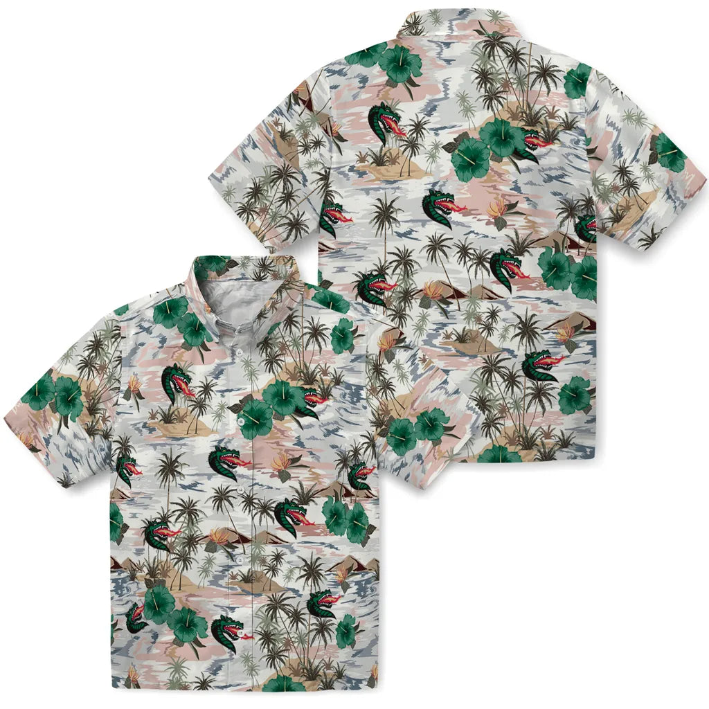UAB Blazers Hawaiian Shirt - Hibiscus Seaside | Hula Hawaiian Shirts