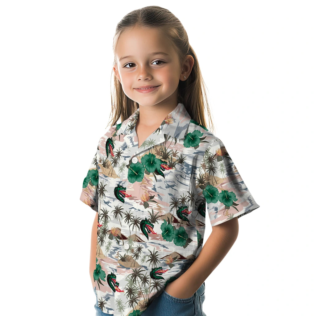 UAB Blazers Hawaiian Shirt - Hibiscus Seaside | Hula Hawaiian Shirts