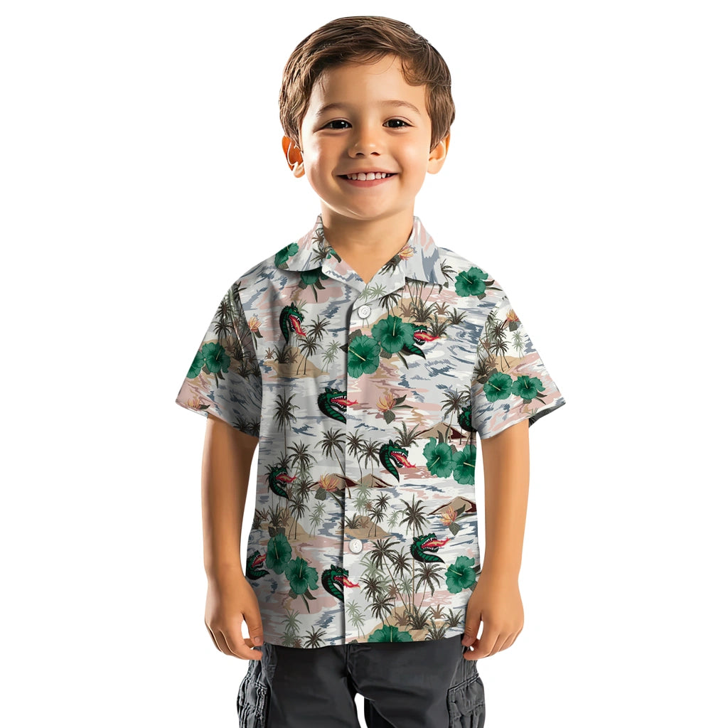 UAB Blazers Hawaiian Shirt - Hibiscus Seaside | Hula Hawaiian Shirts