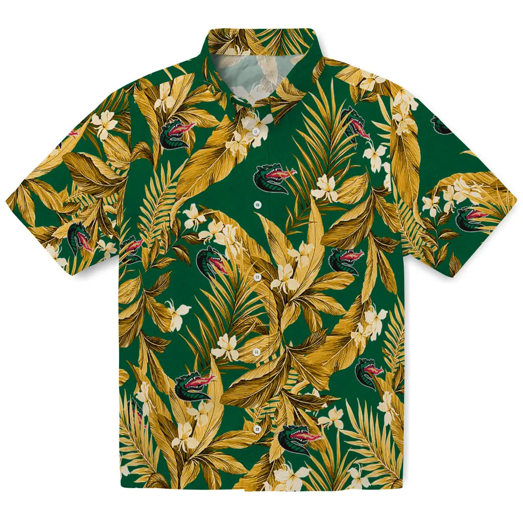UAB Blazers Hawaiian Shirt - Palm Leaves | Hula Hawaiian Shirts