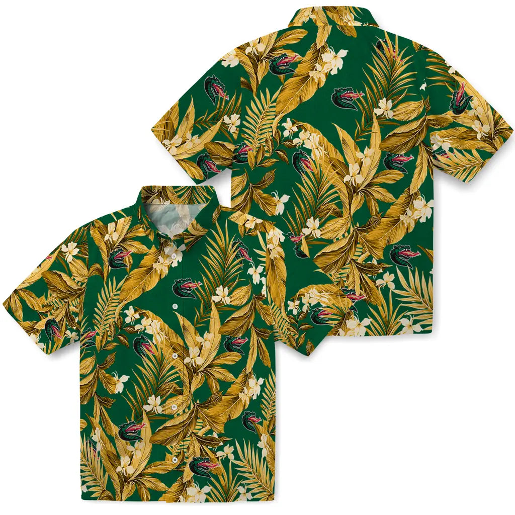 UAB Blazers Hawaiian Shirt - Palm Leaves | Hula Hawaiian Shirts
