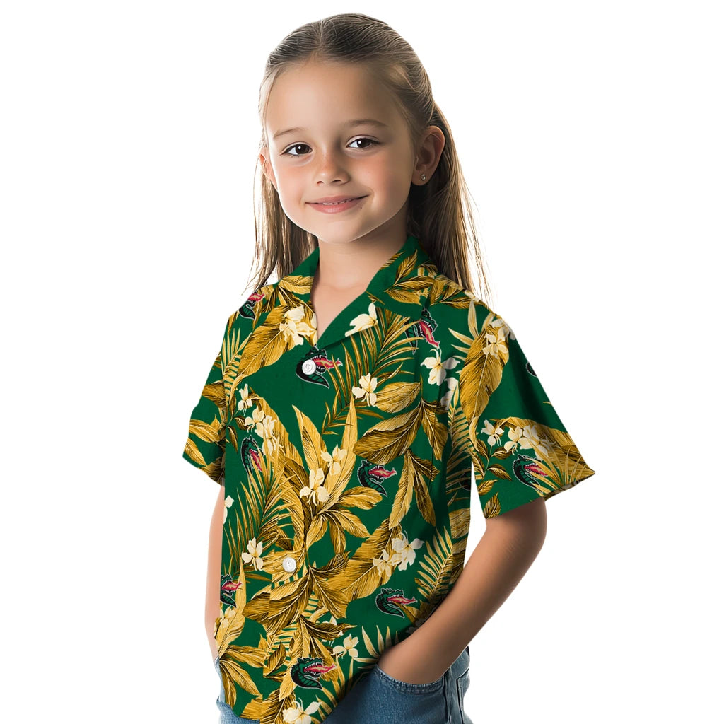 UAB Blazers Hawaiian Shirt - Palm Leaves | Hula Hawaiian Shirts