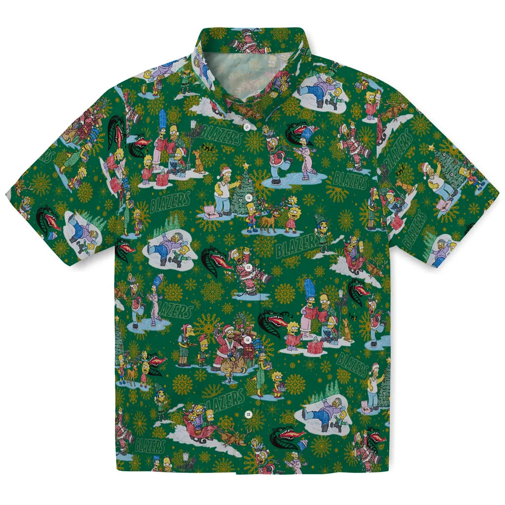 UAB Blazers Hawaiian Shirt - Simpsons Christmas | Hula Hawaiian Shirts