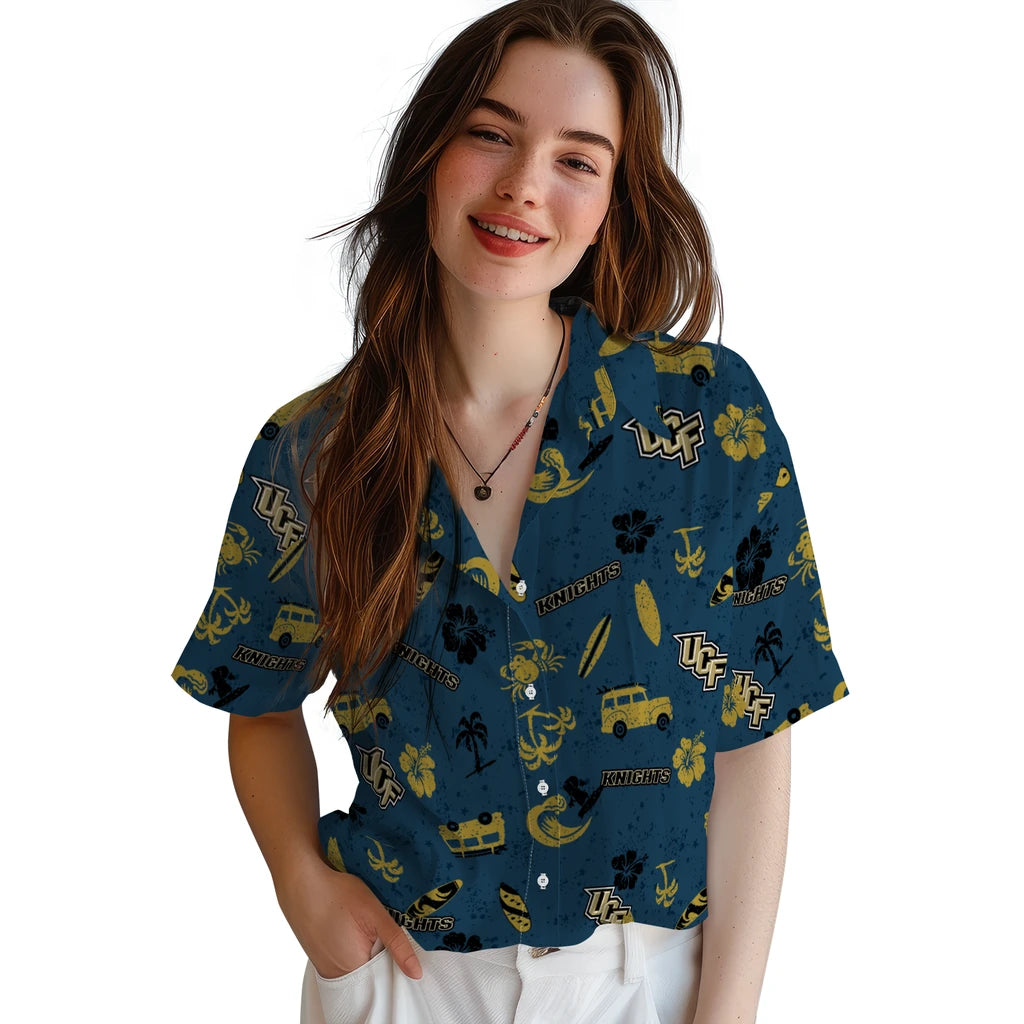 UCF Knights Hawaiian Shirt - Beach Vibe | Hula Hawaiian Shirts