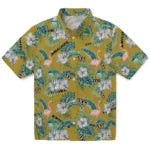 UCF Knights Hawaiian Shirt - Flamingo and Hibiscus | Hula Hawaiian Shirts