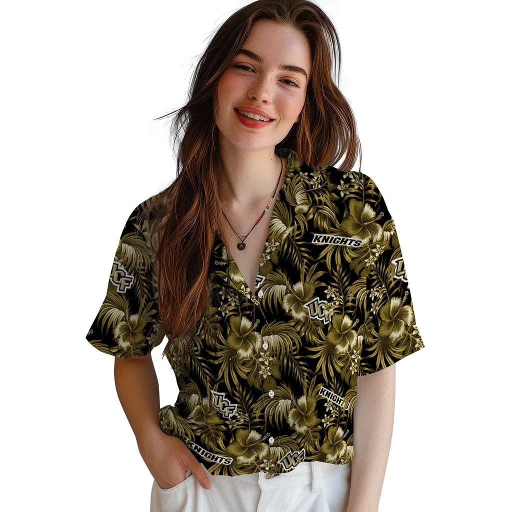 UCF Knights Hawaiian Shirt - Hibiscus Exotic | Hula Hawaiian Shirts
